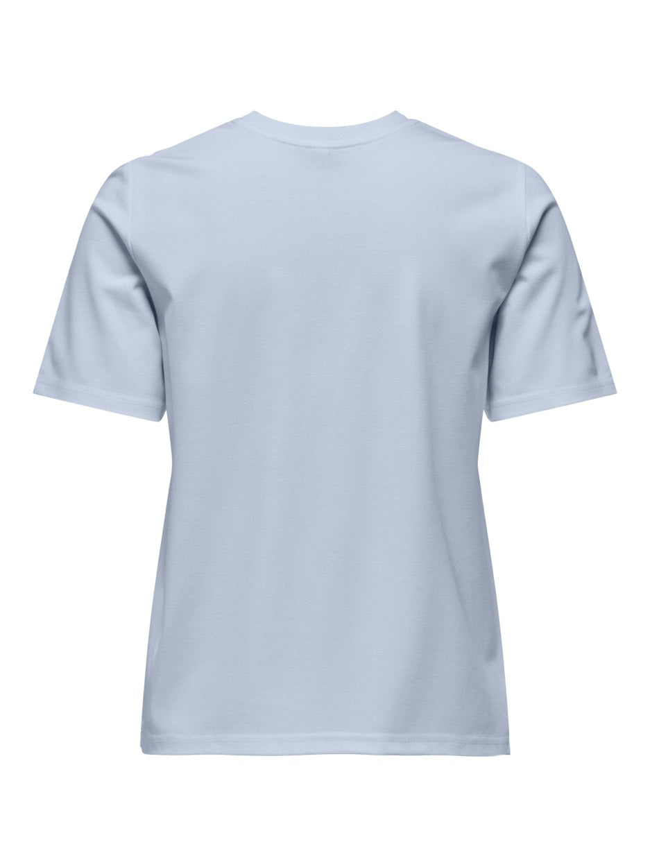 Onlsophia S/s Embroidery T-shirt Box Jrs - Lichtblauw