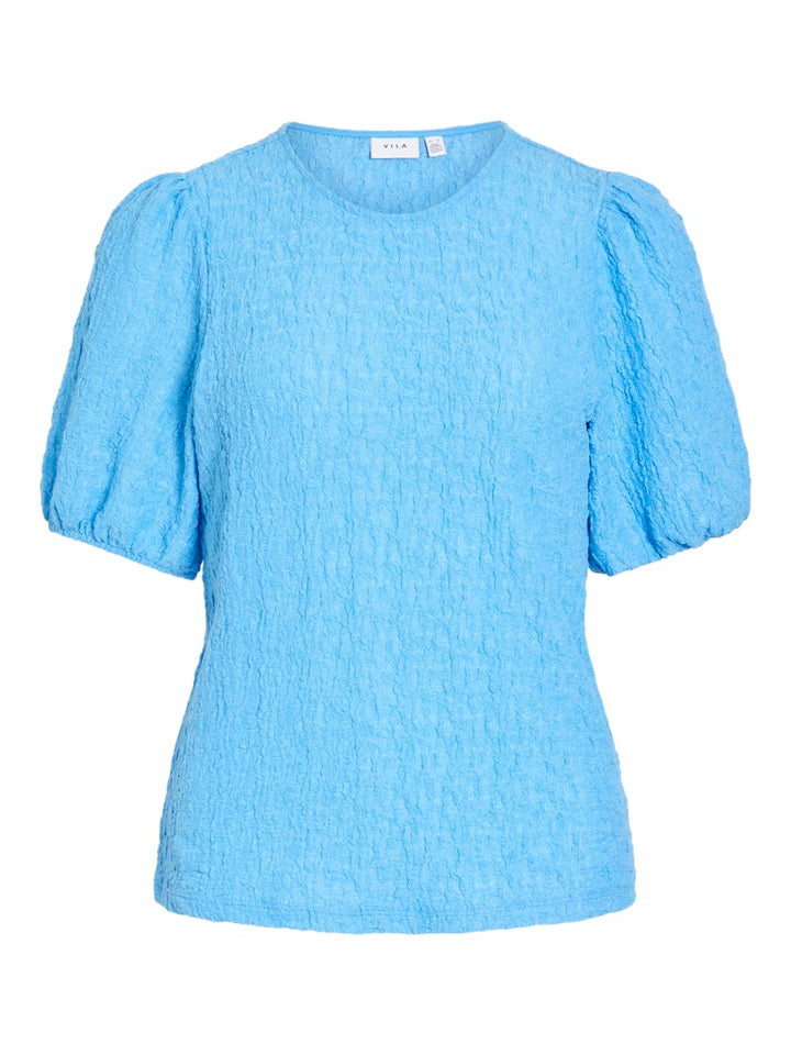 Vifall O-neck 2/4 Top - Noos - Lichtblauw