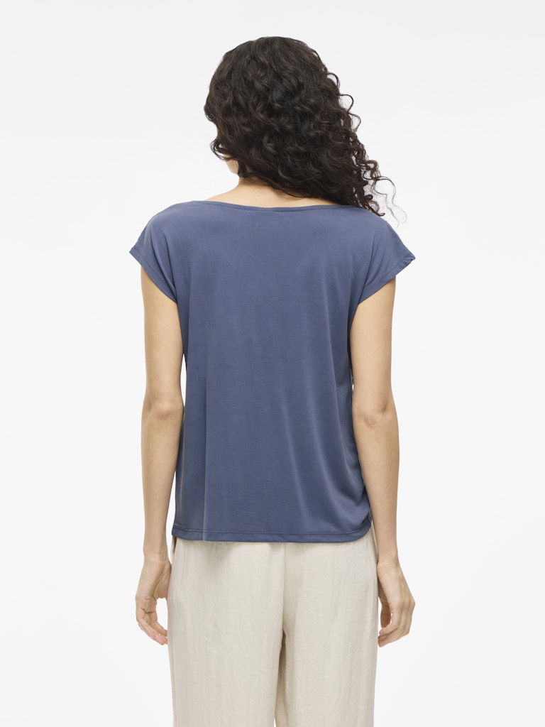 Vimodala Waterfall C/s Top/pb - Rafblauw