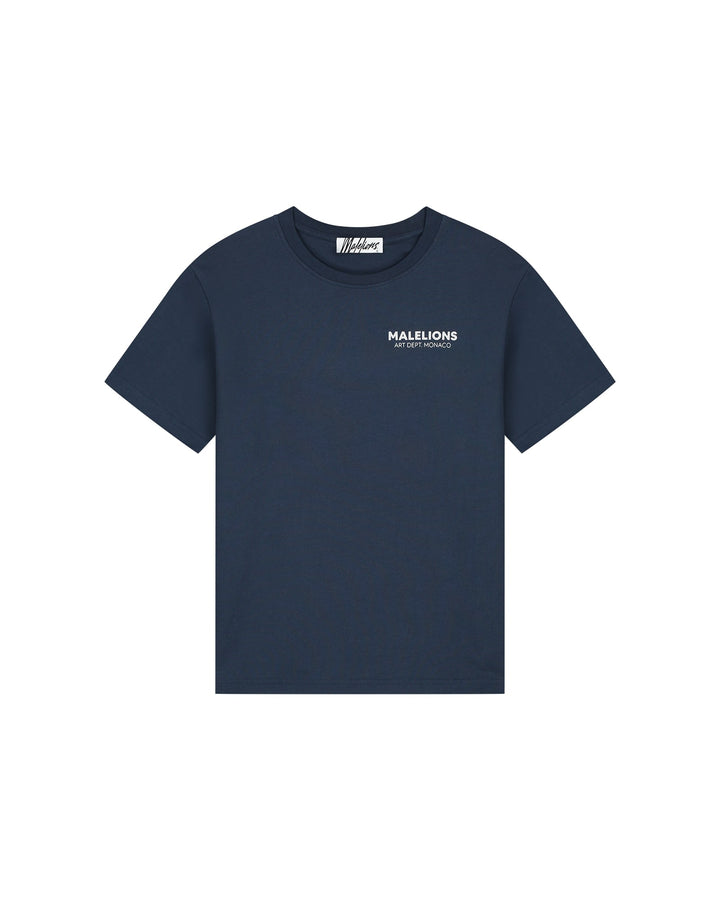 Rhinestone T-shirt - Navy