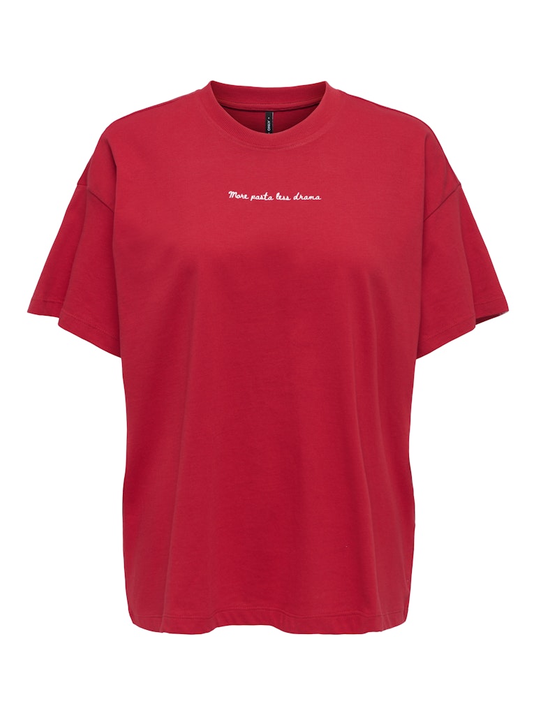 Onlvivvi Life S/s Lovely Top Jrs - Steenrood