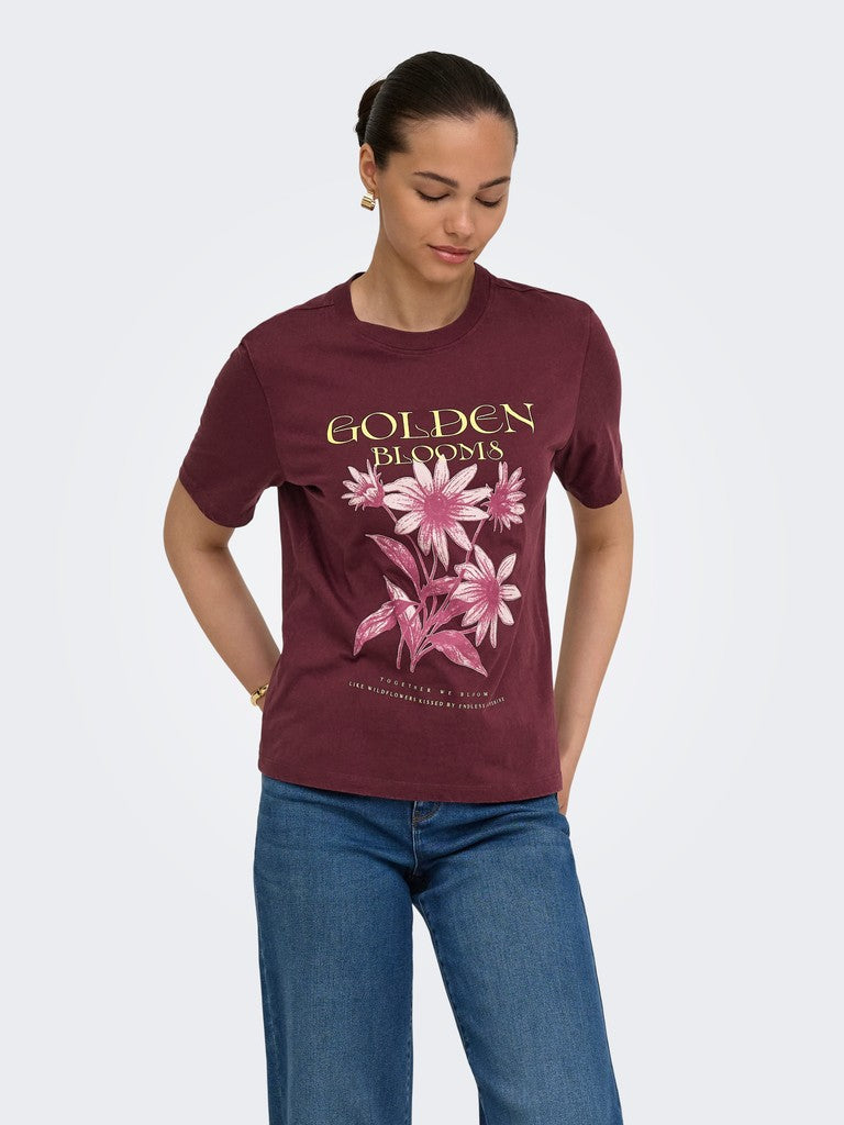 Onllucy Monja Ss Top Jrs Noos - Bordeaux