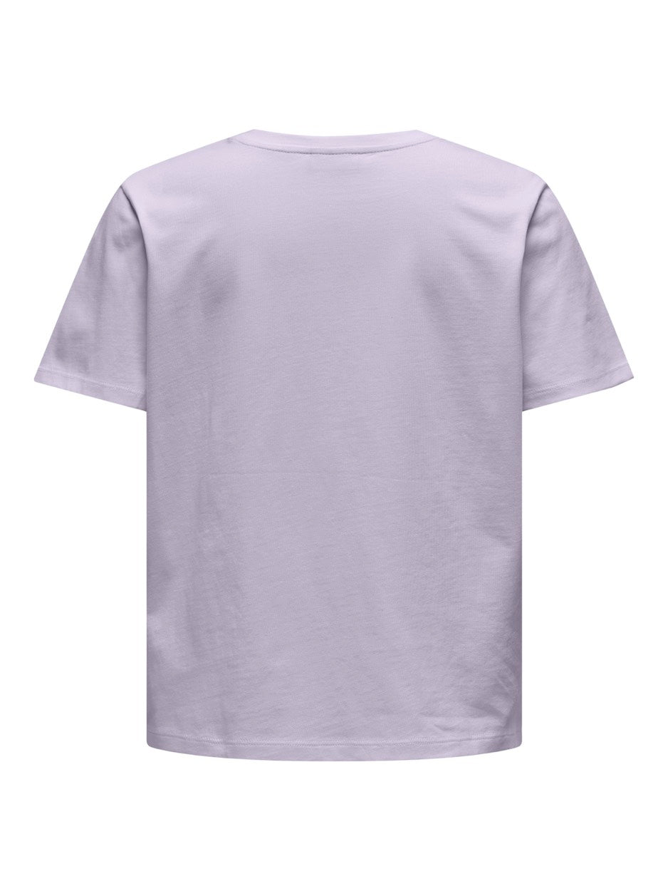 Jdycif Ss Broderie Anglaise Top - Lila
