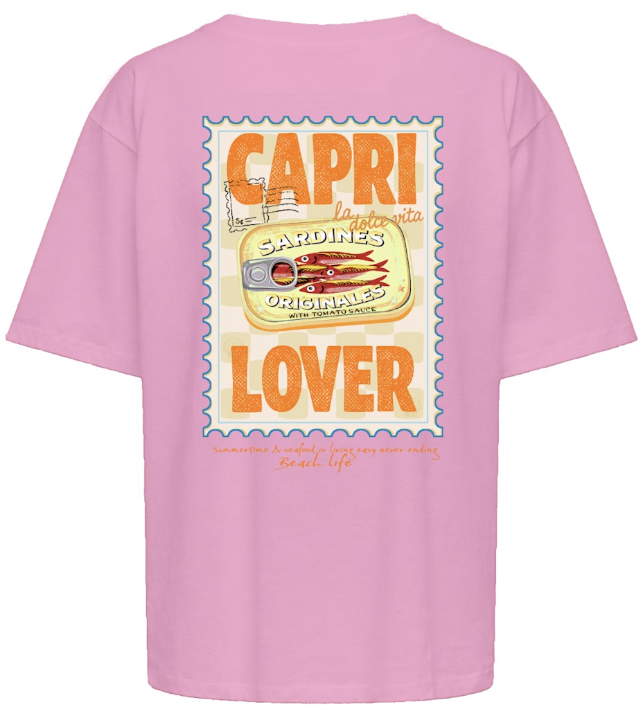 Onlbira S/s Loose Tee Jrs - Roze