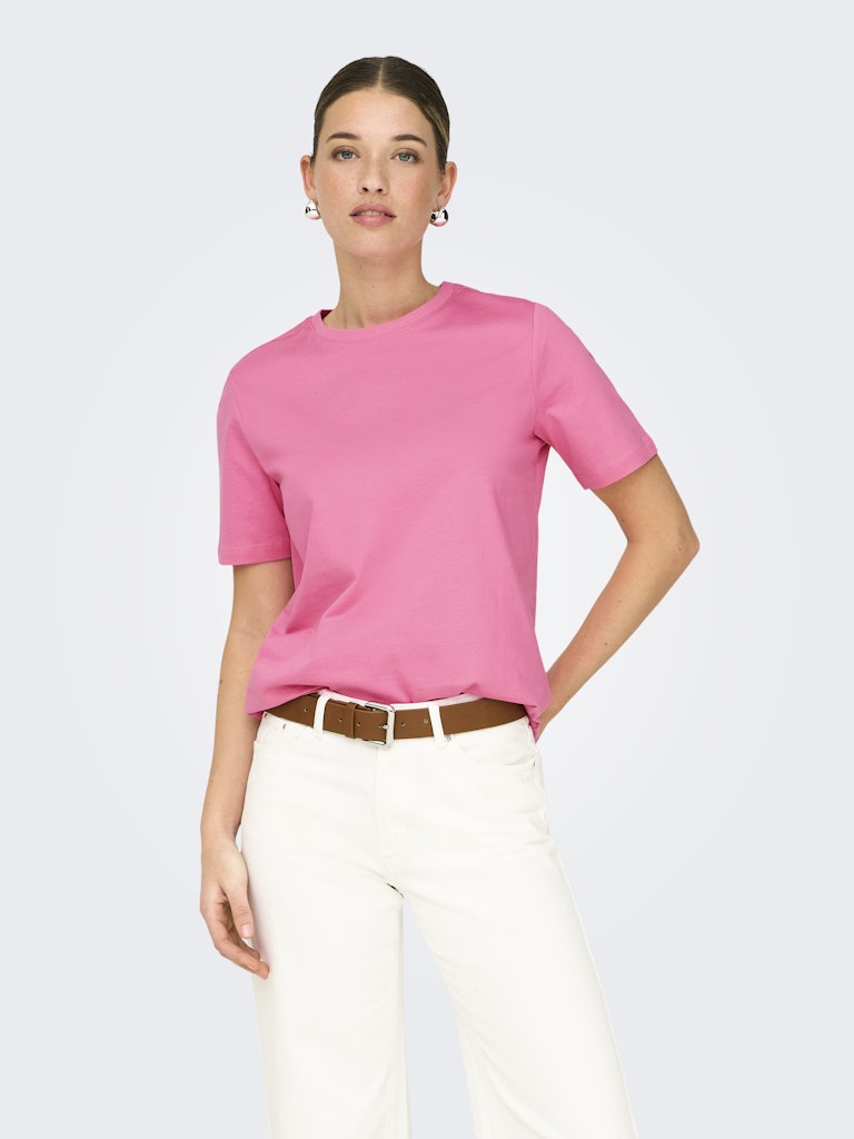 Onlfreja S/s Luxe Top Cc Jrs Noos - Roze