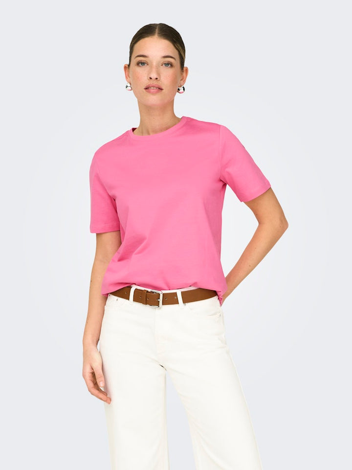 Onlfreja S/s Luxe Top Cc Jrs Noos - Roze