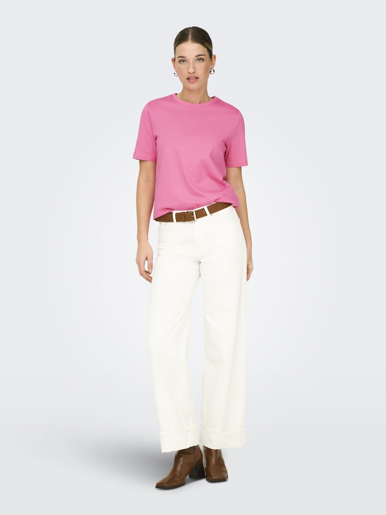 Onlfreja S/s Luxe Top Cc Jrs Noos - Roze