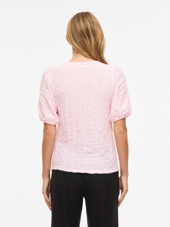 Vifall O-neck 2/4 Top - Noos - Licht Roze