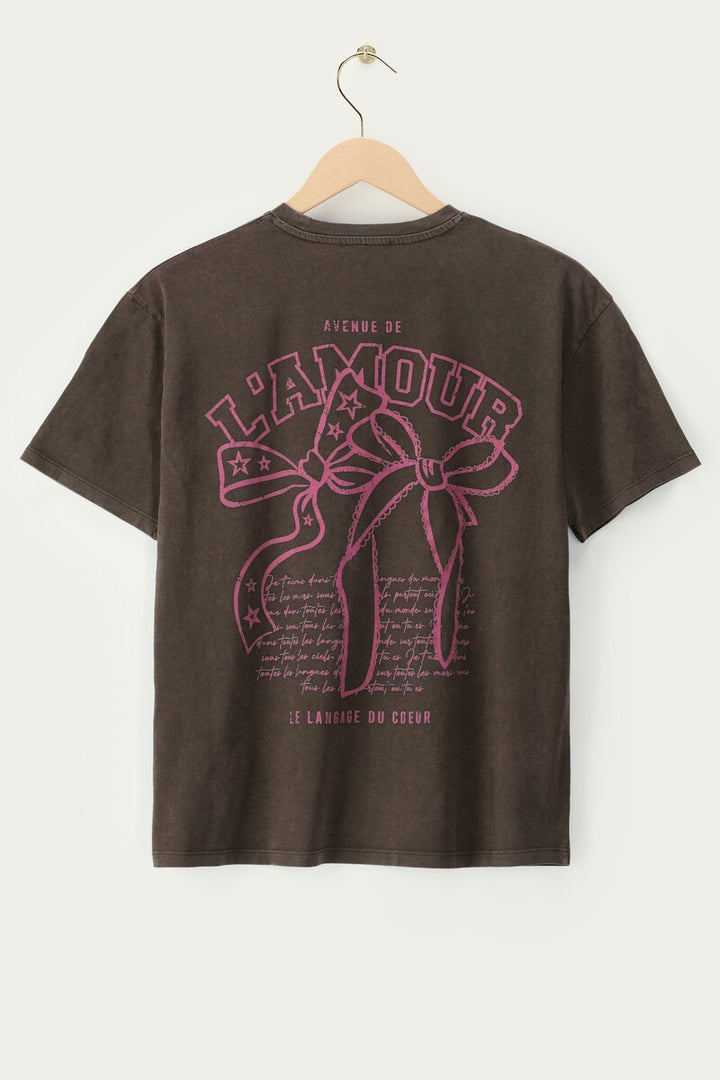Bruin T-shirt Ävenue De L'amo - Bruin