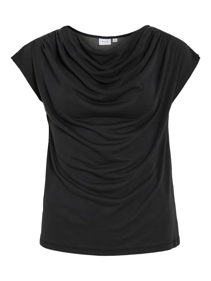 Vimodala Waterfall C/s Top/pb - Zwart