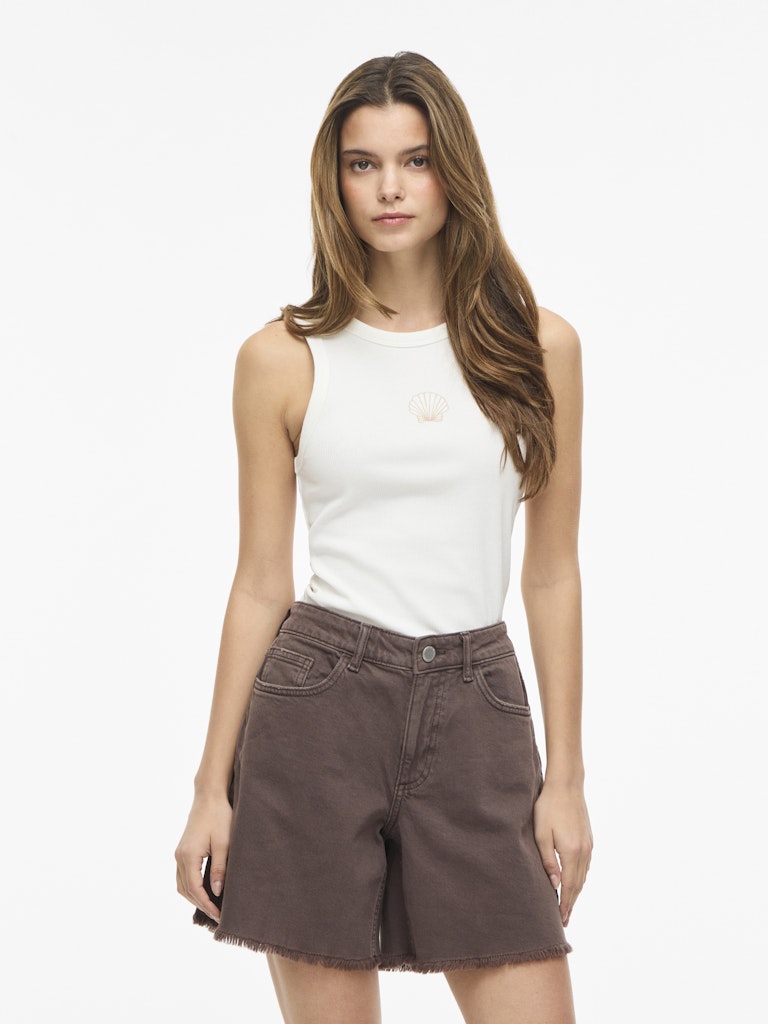 Visola S/l Tank Top - Noos - Off-white