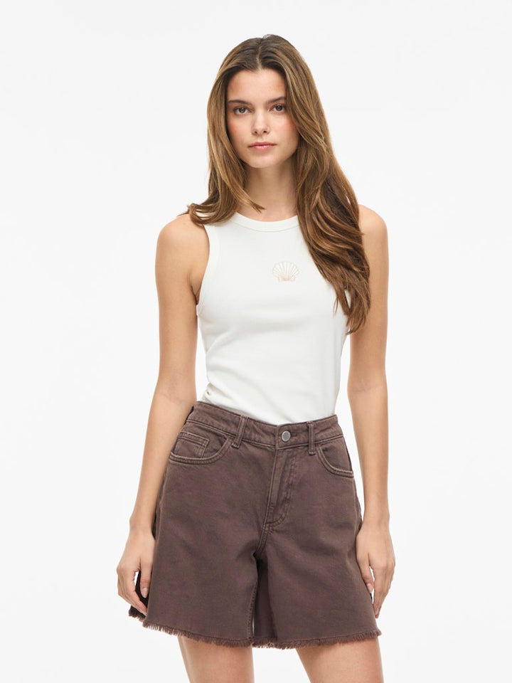 Visola S/l Tank Top - Noos - Off-white