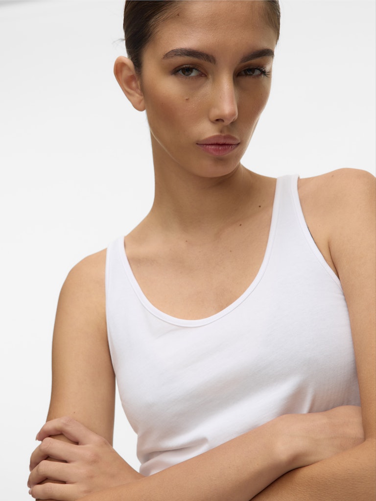 Vmmaxi My Soft Uu Tank Top - Off-white