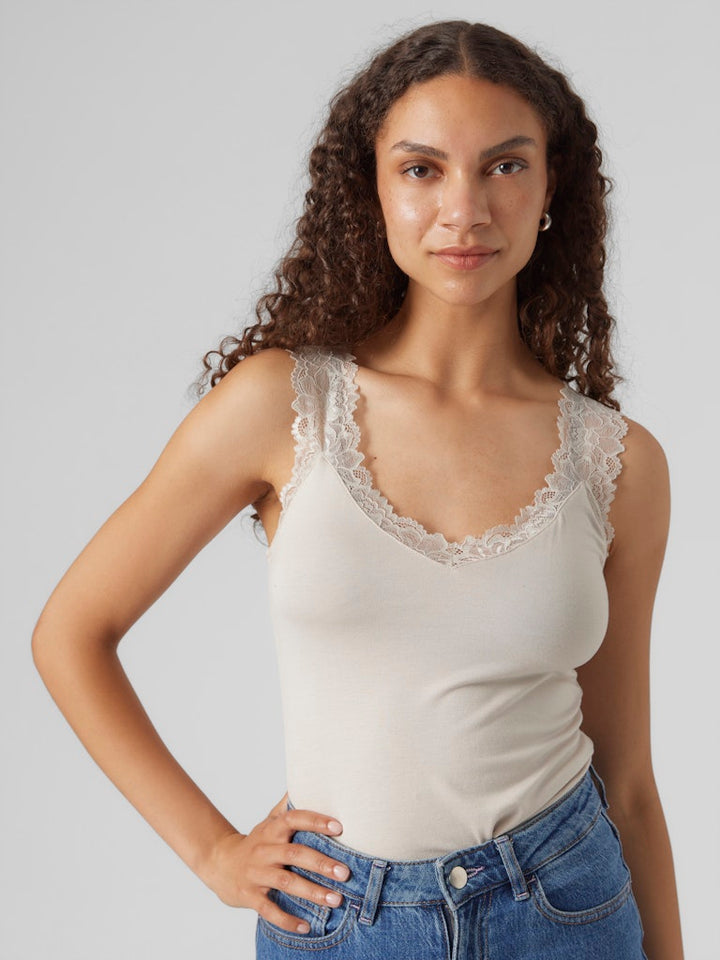 Vmrosa Sl Top Jrs Noos - Beige