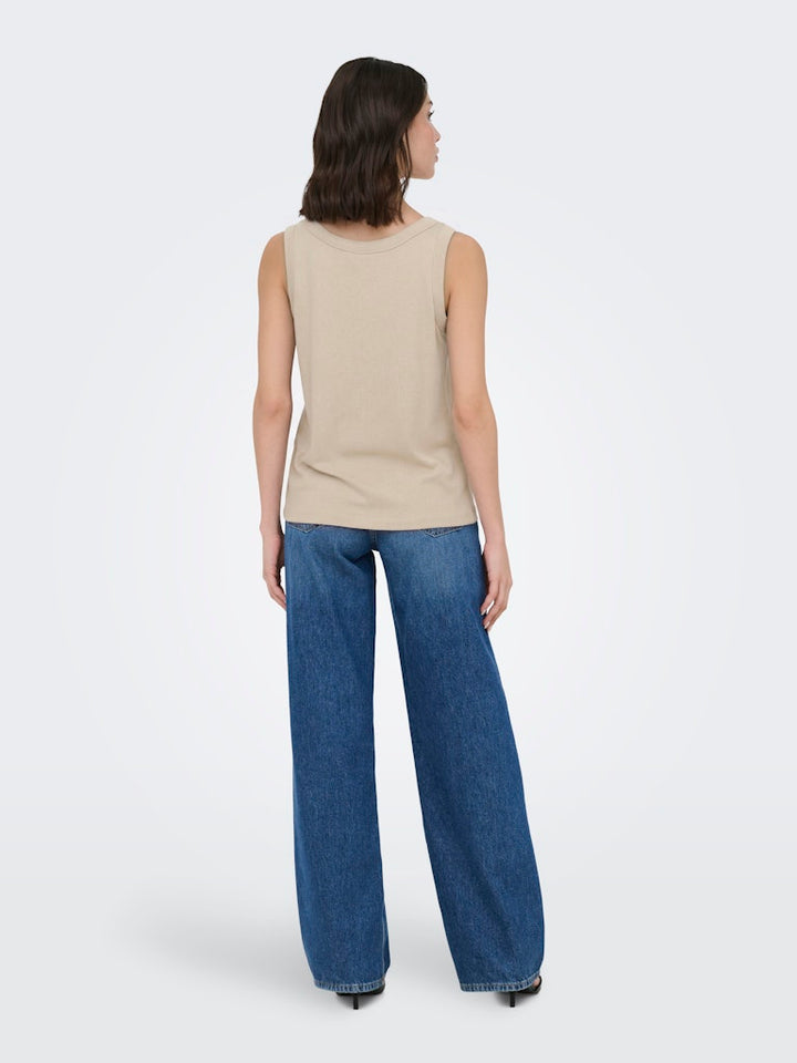 Jdyuffa S/l Top Jrs Noos - Wit Dessin