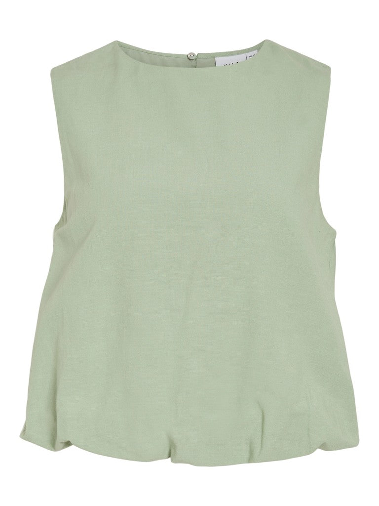 Viprisilla O-neck S/l Balloon Top/vol - Mint