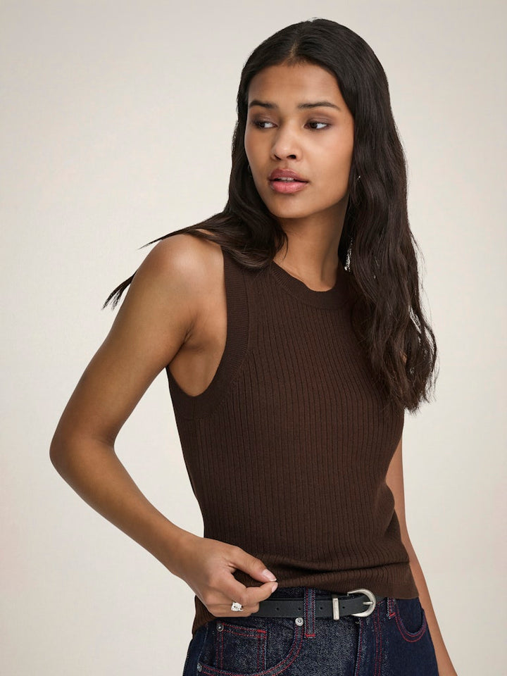Jdyaya Tank Top Knt Noos - Bruin