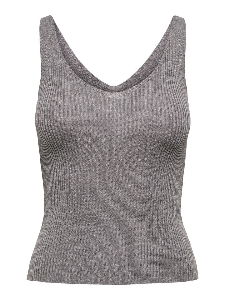 Jdybodilla Lurex S/l Top Knt - Taupe