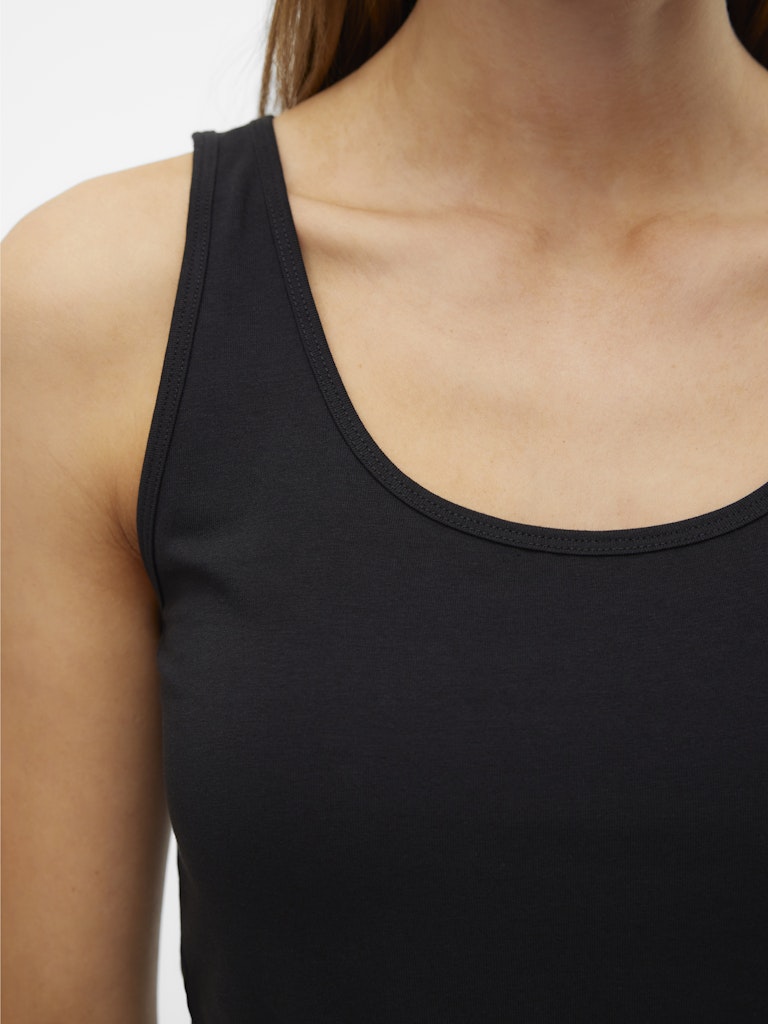 Vmlulu Long Tank Top Jrs Noos - Zwart