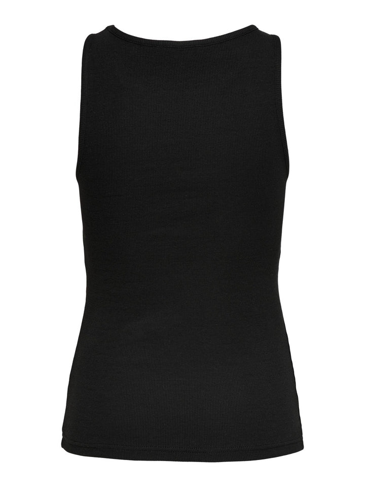 Onlkenya Life Rib Tank Top Jrs Noos - Zwart