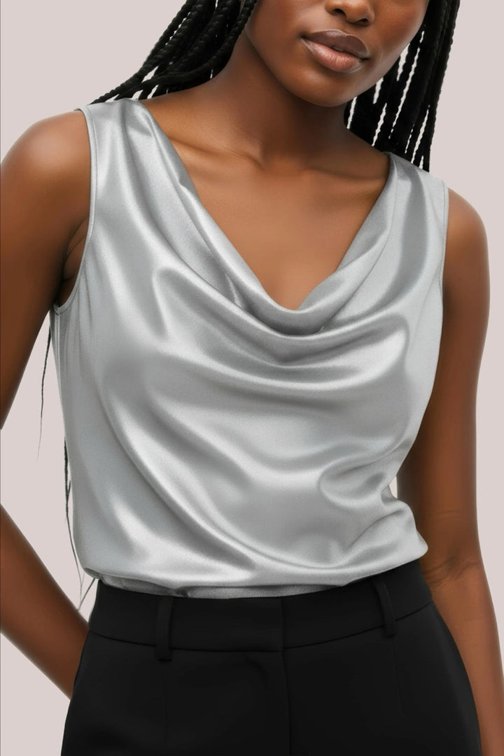 Hdnathalie Cowl-neck Top - Grijs