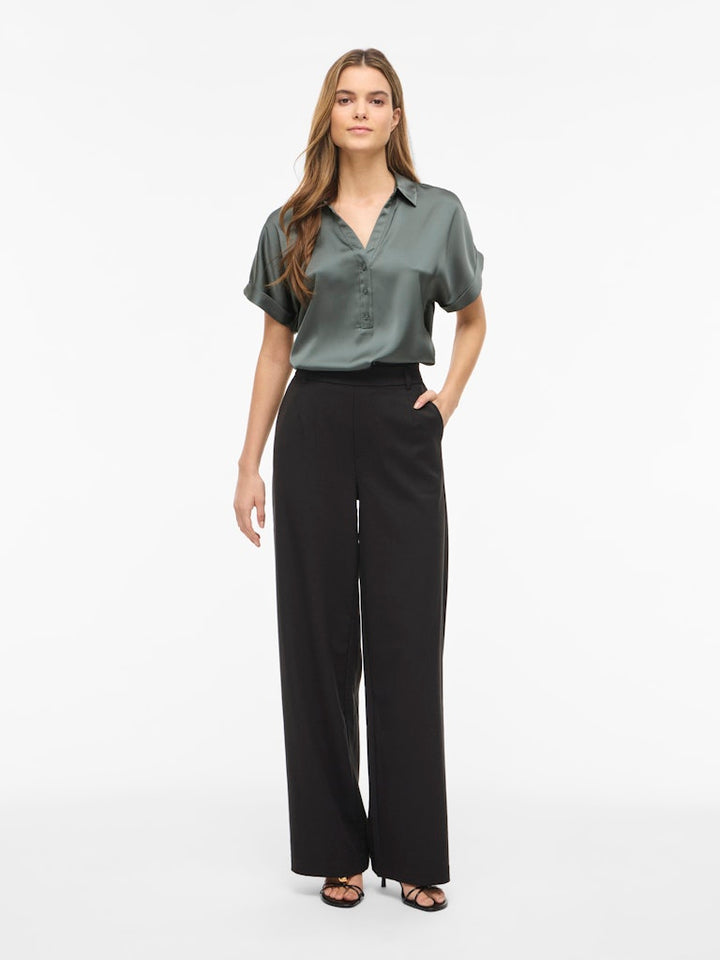 Vienna Ravenna S/s Top - Noos - Olijf