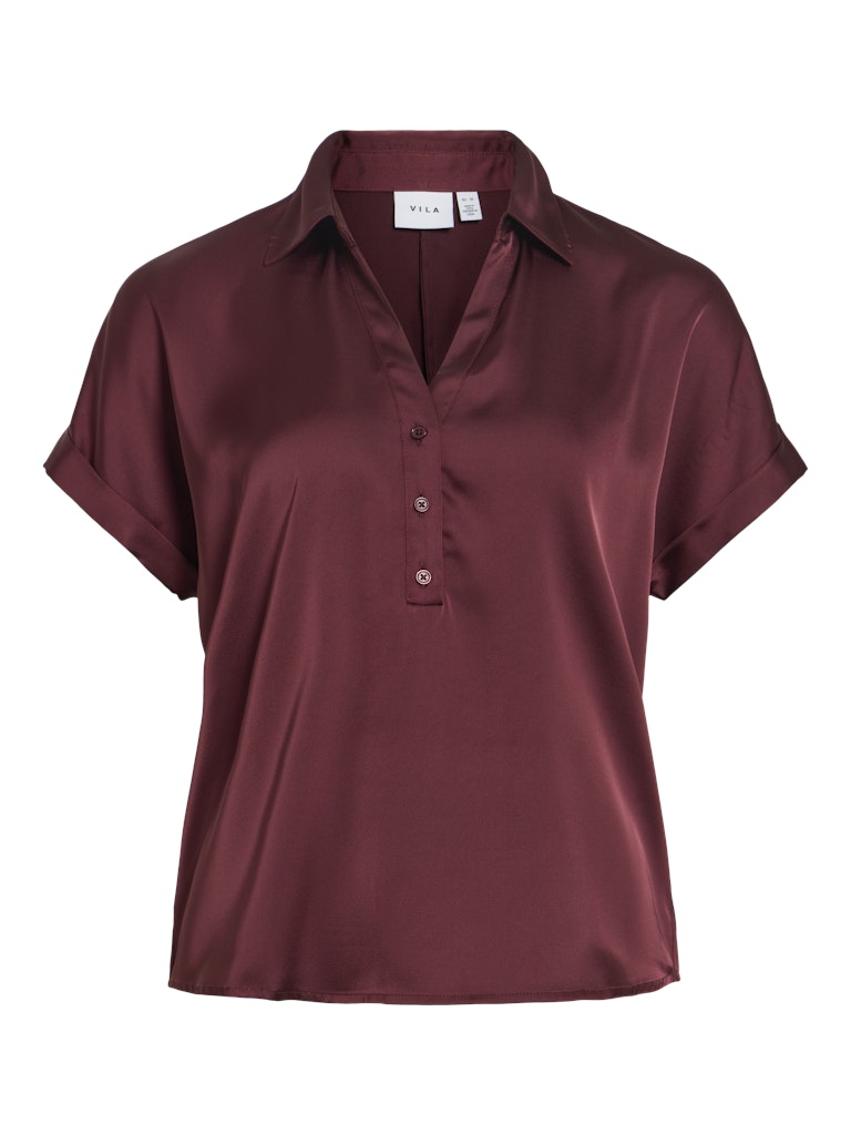 Vienna Ravenna S/s Top - Noos - Bordeaux