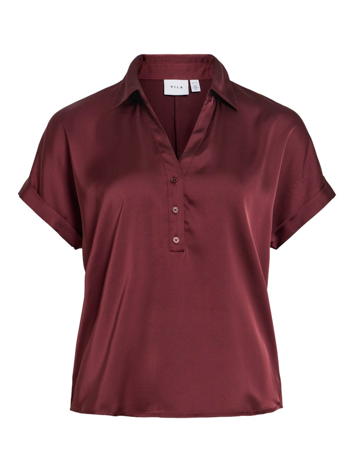 Vienna Ravenna S/s Top - Noos - Bordeaux