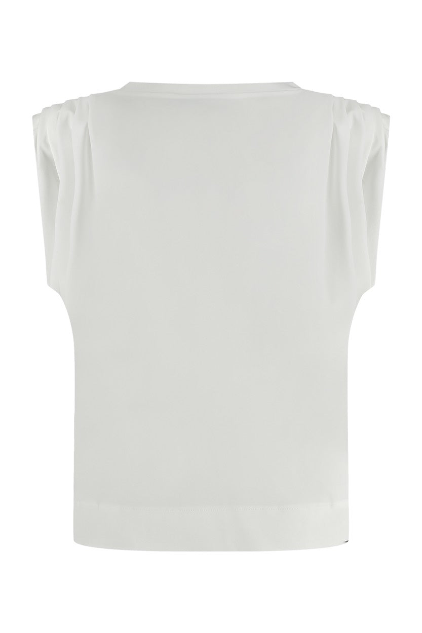 Leona Pleated Shirt - Off-white