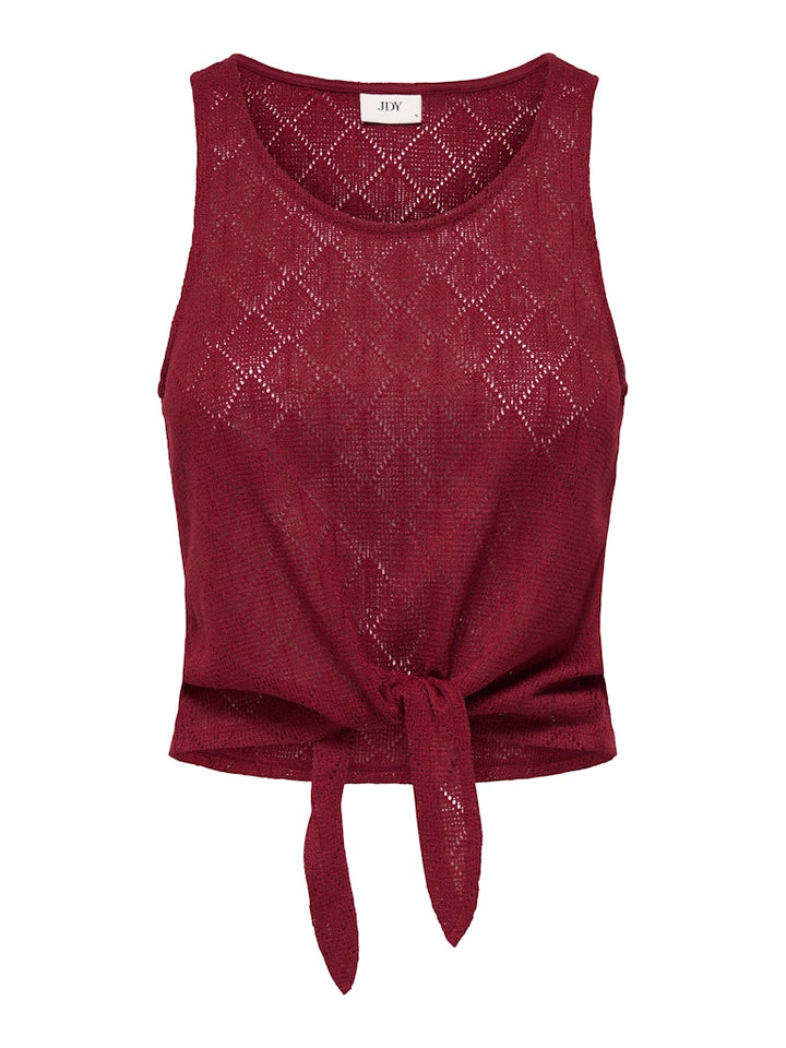 Jdyviola Life S/l Knot Top Jrs - Rood Dessin