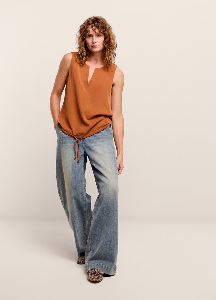 Top Tencel - Camel