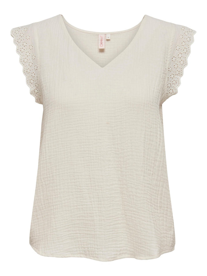 ONLTHYRA SL MIX TOP WVN - Wit Tops Only 