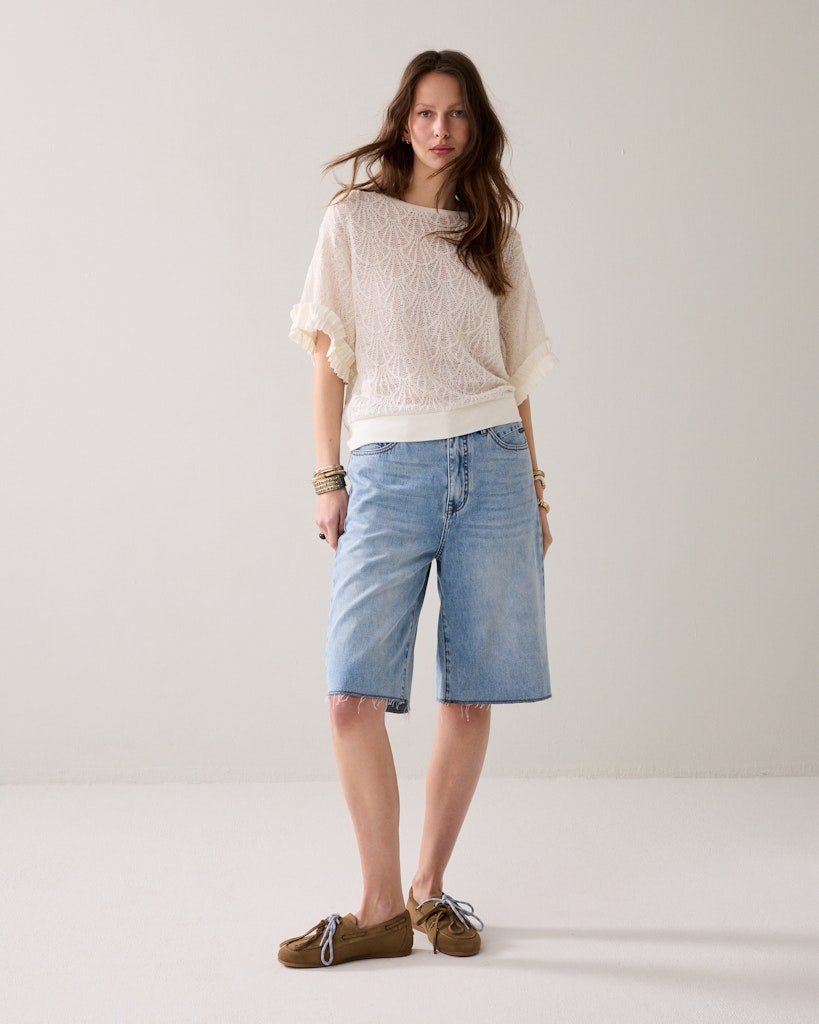 Top Open Jaquard - Off-white