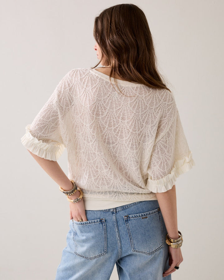 Top Open Jaquard - Off-white