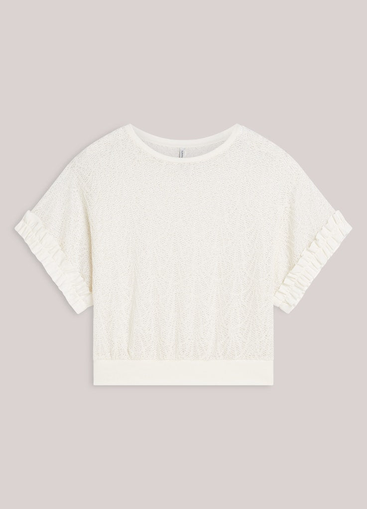Top Open Jaquard - Off-white
