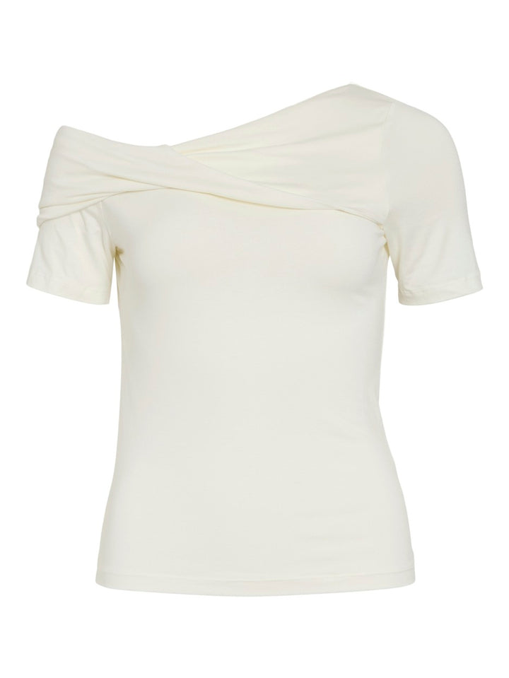 Visuri S/s Twist Top - Ecru