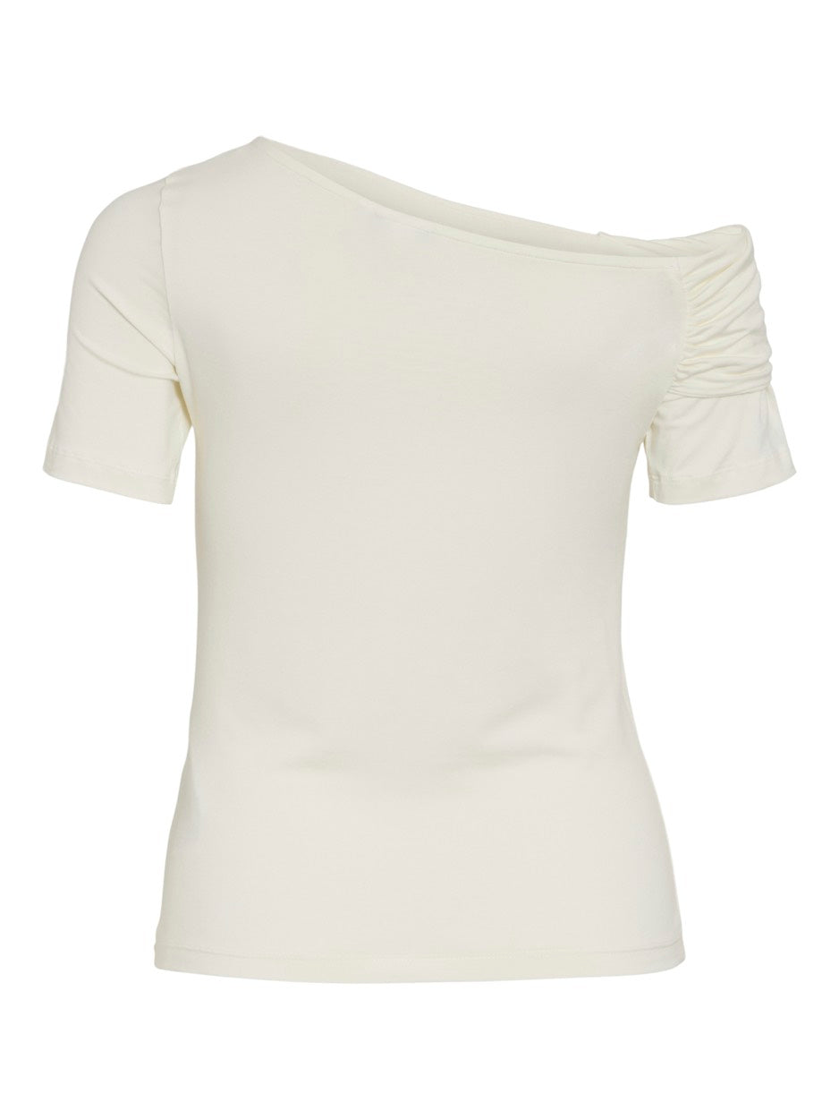 Visuri S/s Twist Top - Ecru