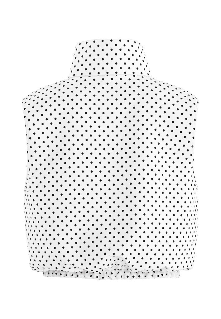 Hdnalani Sl High Collar Vest - Wit Dessin