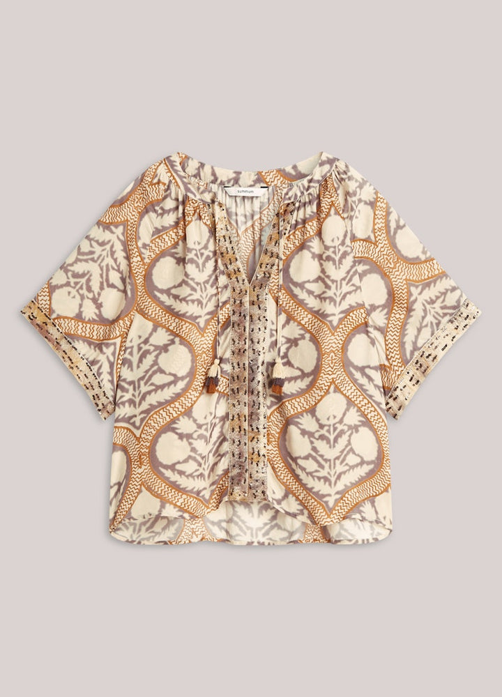 Top Art Deco Print - Oranje Dessin