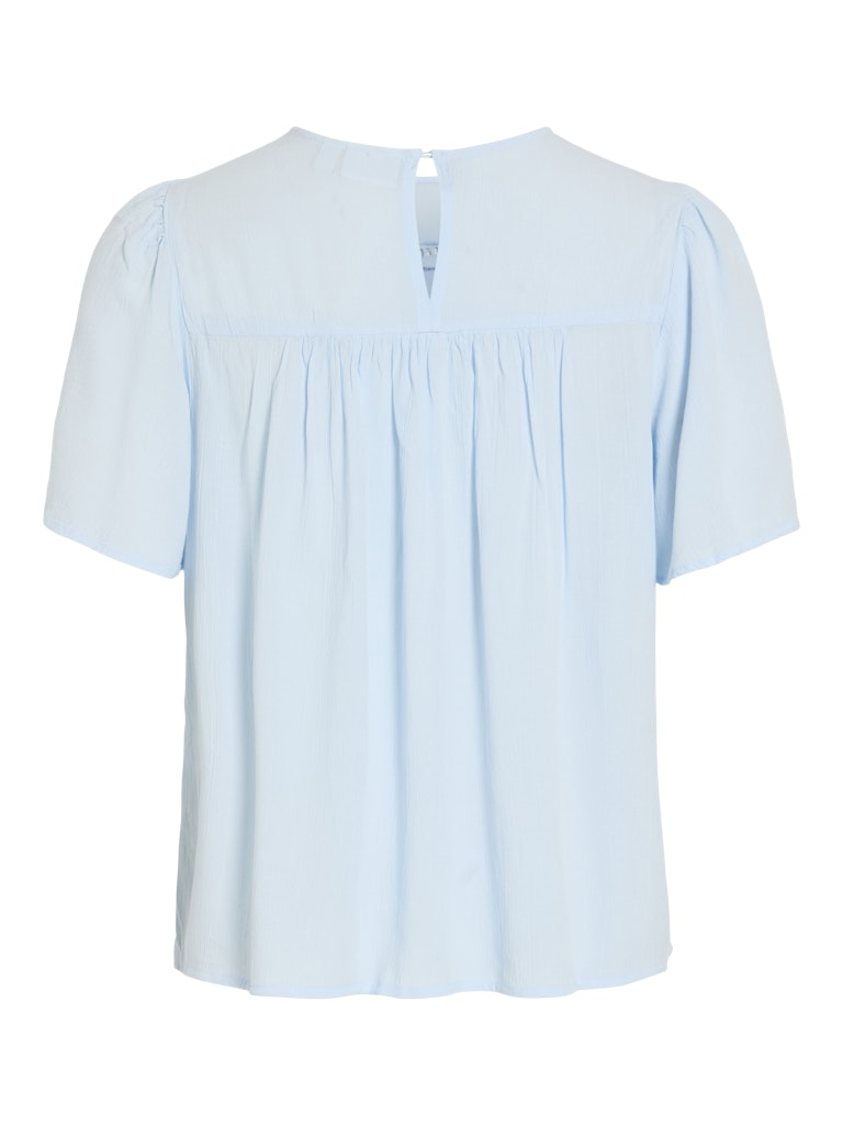 Vicody S/s Tape Top - Lichtblauw