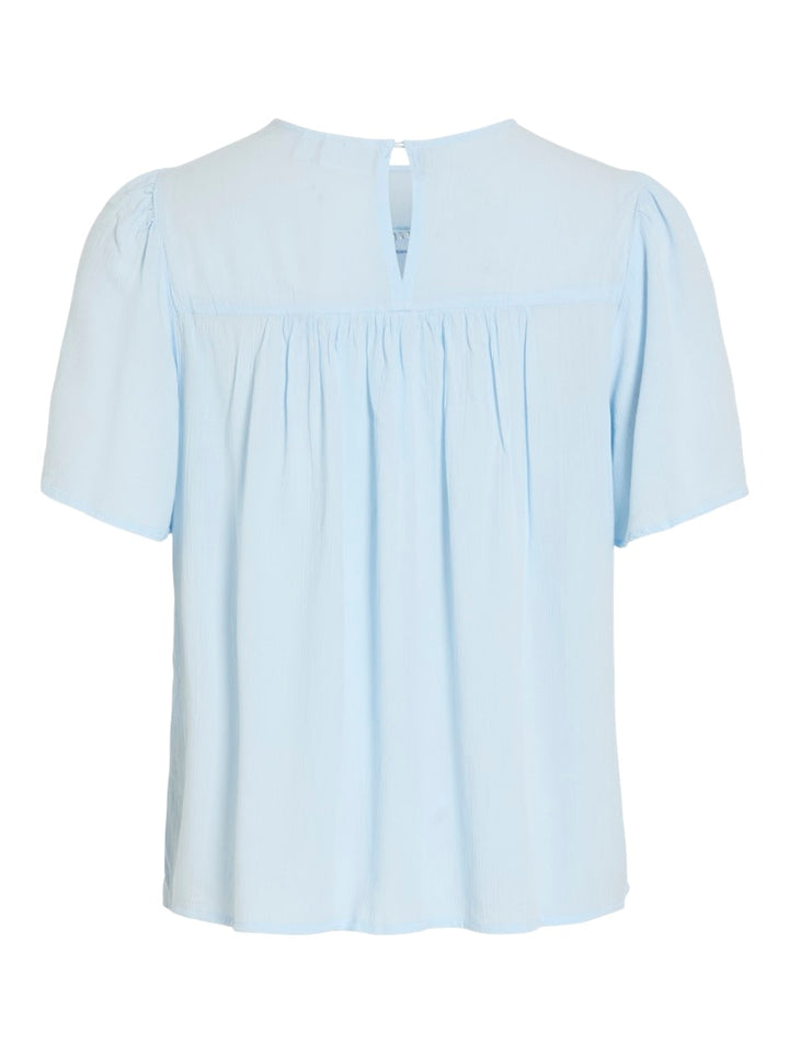 Vicody S/s Tape Top - Lichtblauw