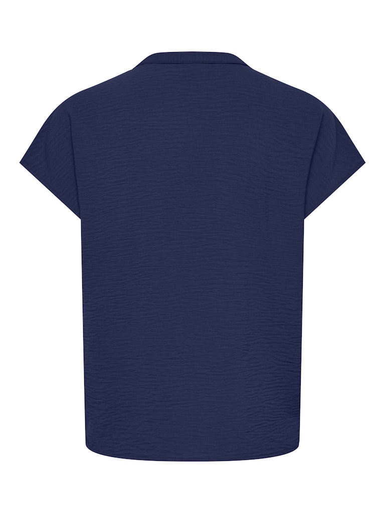 Jdylion Life S/s Top Wvn Noos - Navy