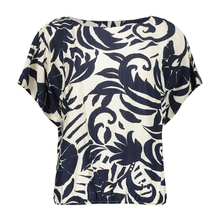 Top Flower Bi-color - Blauw Dessin
