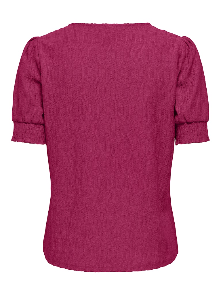 Onldiana S/s V-neck Top Cs Jrs - Fuchsia