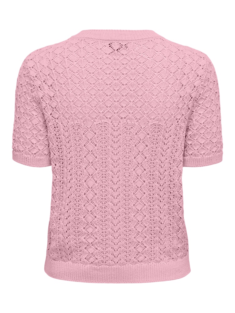 Onlsaga Ss O-neck Knt Noos - Licht Roze