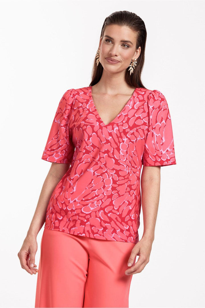 Soof Butterfly Top - Roze Dessin