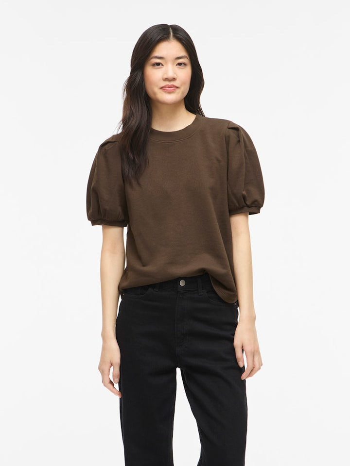 Viharisa Crew Neck 2/4 Sweat Top/pb - Bruin