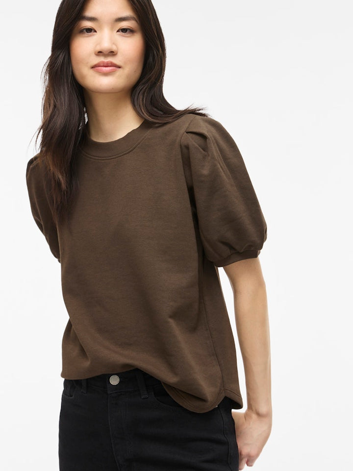 Viharisa Crew Neck 2/4 Sweat Top/pb - Bruin