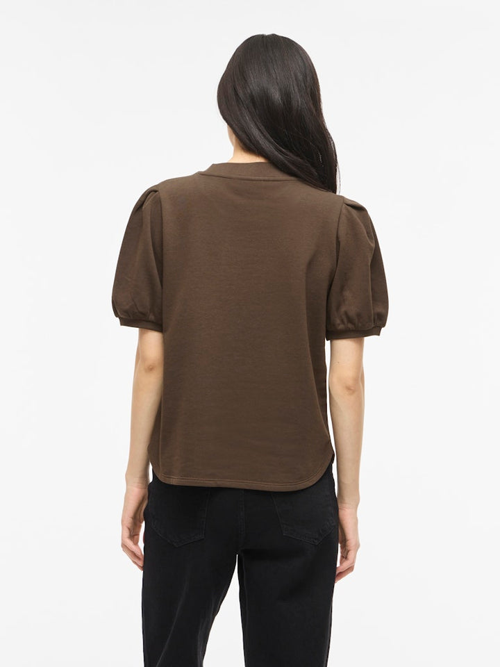 Viharisa Crew Neck 2/4 Sweat Top/pb - Bruin