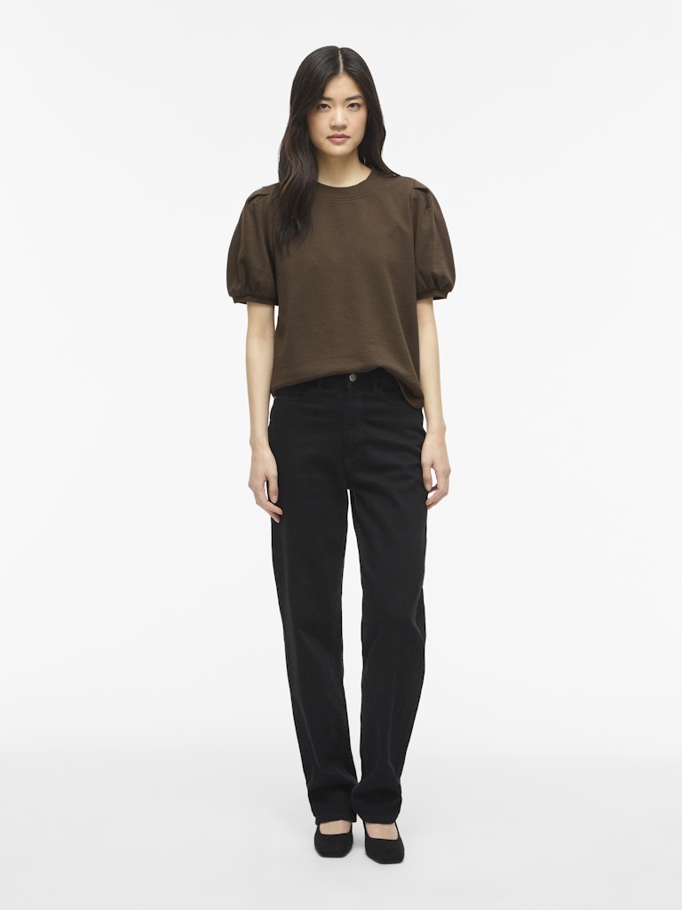 Viharisa Crew Neck 2/4 Sweat Top/pb - Bruin